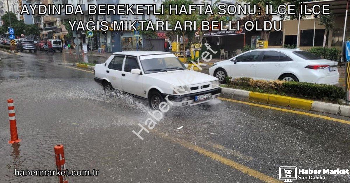 "Aydın'da Bereketli Hafta Sonu: İlçe İlçe Yağış Miktarları Belli Oldu" başlıklı haber için fotoreali