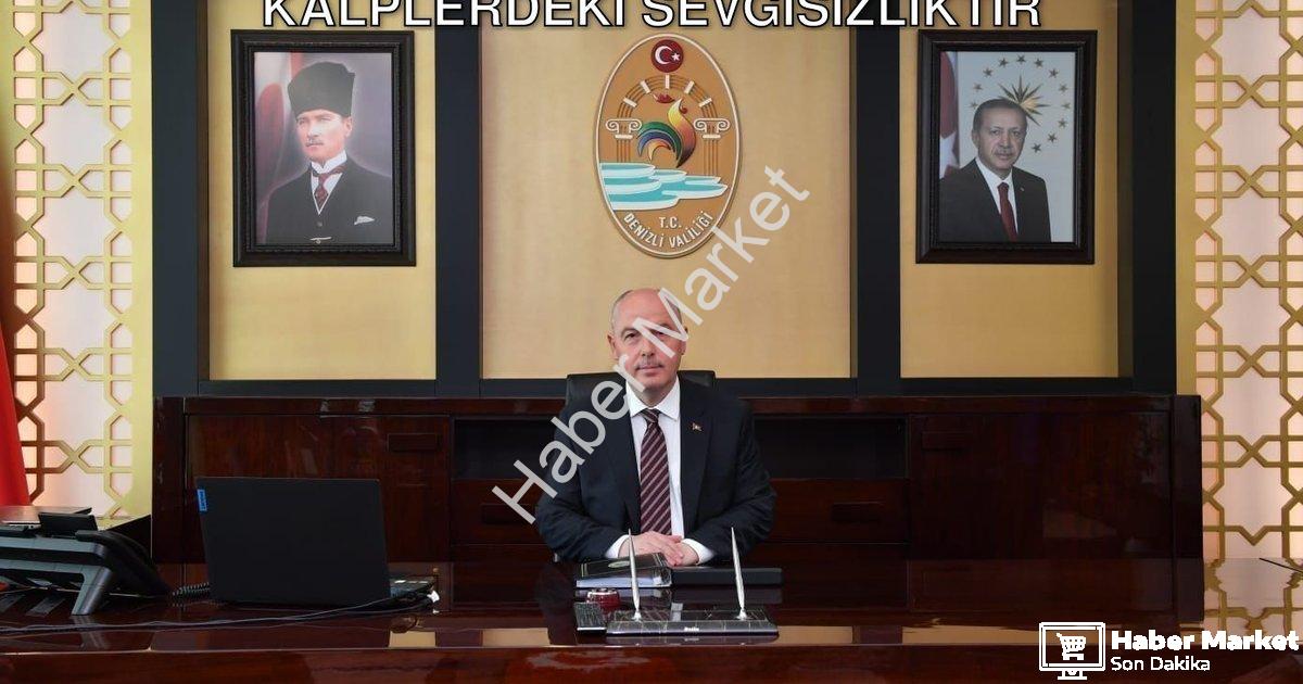 "Denizli Valisi Coşkun: En Büyük Engel Kalplerdeki Sevgisizliktir" başlıklı haber için fotorealistik