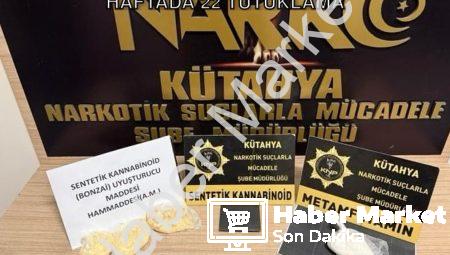 Kütahya’da Suçla Mücadele Bilançosu: 2 Haftada 22 Tutuklama