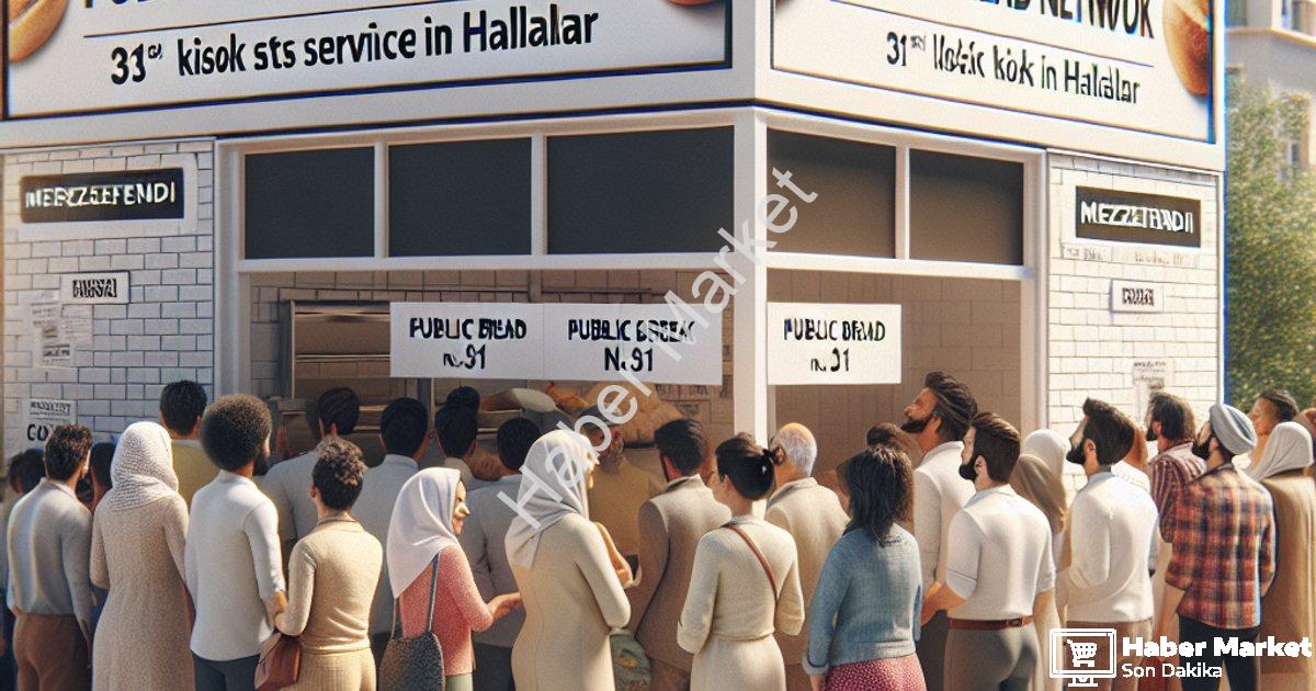 "Merkezefendi Halk Ekmek Ağı Büyüyor: 31. Büfe Hallaçlar’da Hizmette" başlıklı haber için fotorealis