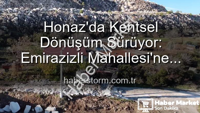 çevre düzenleme çalışmaları - Honaz'da Yaşam Alanları Dönüşüyor: Emirazizli Mahallesi'nde Çevre Düzenleme Çalışmaları Hız Kesmeden Devam Ediyor