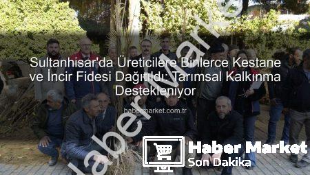 Sultanhisar’da Üreticilere Binlerce Kestane ve İncir Fidesi Dağıtıldı: Tarımsal Kalkınma Destekleniyor