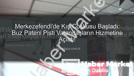 Merkezefendi’de Kış Coşkusu Başladı: Buz Pateni Pisti Vatandaşların Hizmetinde