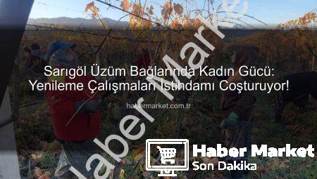 Sarıgöl Üzüm Bağlarında Kadın Gücü: Yenileme Çalışmaları İstihdamı Coşturuyor!