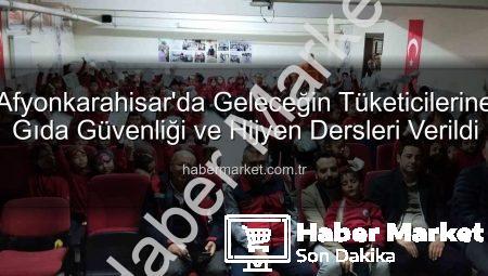 Afyonkarahisar’da Geleceğin Tüketicilerine Gıda Güvenliği ve Hijyen Dersleri Verildi