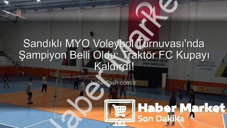 Sandıklı MYO Voleybol Turnuvası Nefes Kesti: Traktör FC Şampiyon Oldu!