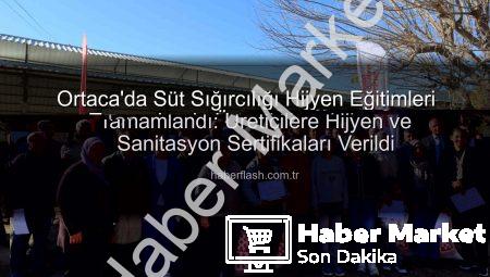 Ortaca’da Süt Sığırcılığı Hijyeni Eğitimleri Tamamlandı: Üreticilere Hijyen ve Sanitasyon Sertifikaları Verildi