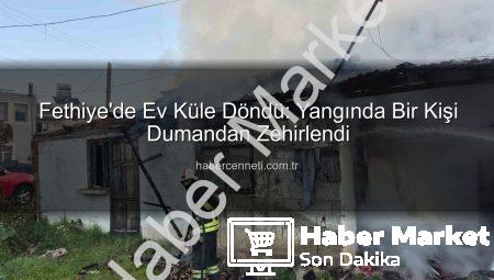 Fethiye’de Korkutan Ev Yangını: 1 Kişi Dumandan Etkilendi, Ekipler Seferber Oldu