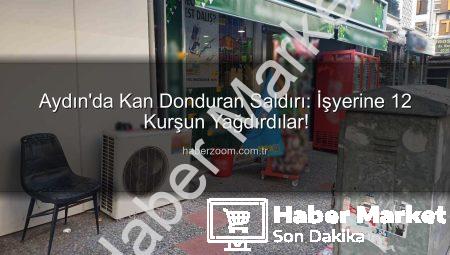 Aydın’da İşyerine Silahlı Saldırı: 12 Kurşunla Dehşet Anları!